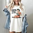 Defying Censorship One Page At a Time Read Banned Books Women's Comfort Colors T-Shirt Ivory