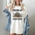 Digging My Escape Route Armadillo Introvert Humor Women's Comfort Colors T-Shirt Ivory Digging My Escape Route Armadillo Introvert Humor Women's Comfort Colors T-Shirt Ivory