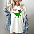 Dinosaur Rawr Diploma Graduate Graduation Women's Comfort Colors T-Shirt Ivory