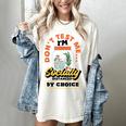 Don't Test Me Introvert's Women's Comfort Colors T-Shirt Ivory