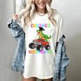 I Easily Crushed Kindergarten Graduation 2022 Truck Dinosaur Women's Comfort Colors T-Shirt Ivory