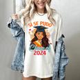 Educated Latina Graduation Day Grad Si Se Pudo Class Of 2024 Women's Comfort Colors T-Shirt Ivory