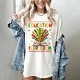 Education Is Freedom Books Lover History Month Women's Comfort Colors T-Shirt Ivory