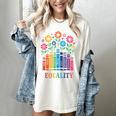 Equality Love Peace Compassion Books Protest Women Girls Kid Women's Comfort Colors T-Shirt Ivory