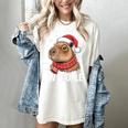 Ew People Capybara Christmas Introvert Holiday Humor Women's Comfort Colors T-Shirt Ivory