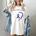 Faith Blue In Memory Of My Godmother Colon Cancer Awareness Women's Comfort Colors T-Shirt Ivory Faith Blue In Memory Of My Godmother Colon Cancer Awareness Women's Comfort Colors T-Shirt Ivory