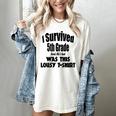 Fifth 5th Grade Graduation Shirt Child Graduate Education Women's Comfort Colors T-Shirt Ivory