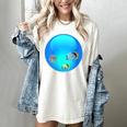 Frutiger Aero Aesthetic Tech Orb Fishes Women's Comfort Colors T-Shirt Ivory Frutiger Aero Aesthetic Tech Orb Fishes Women's Comfort Colors T-Shirt Ivory