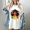 Future HBCU Grad Afro Girl College Graduation Kids Women's Comfort Colors T-Shirt Ivory