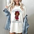Future HBCU Grad Girl Wearing Graduation Gown Women's Comfort Colors T-Shirt Ivory