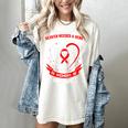 Go Red In Memory Of Brother Heart Disease Awareness Memorial Women's Comfort Colors T-Shirt Ivory