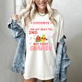 Goodbye 1st Grade Graduation To 2nd Grade Hello Summer Women's Comfort Colors T-Shirt Ivory