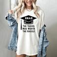 Grad 2021 Graduation Tassel Was Worth The Hassle Women's Comfort Colors T-Shirt Ivory