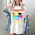 I Graduated From 1st Grade Graduation Matching Student Women's Comfort Colors T-Shirt Ivory