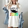 Graduation Class Of 2035 Hand Prints Space Pre-K -12th Grade Women's Comfort Colors T-Shirt Ivory