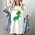 Graduation Dinosaur Smarty Saurus Rex Diploma Dinosaur Women's Comfort Colors T-Shirt Ivory