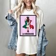Graduation Latina Educated La Graduada Mexican Bingo Card Women's Comfort Colors T-Shirt Ivory