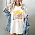 Graduation Rollin' Outta Preschool Monster Truck Boys Pre-K Women's Comfort Colors T-Shirt Ivory