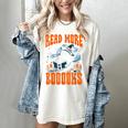 Halloween Book Lover Ghost Boo Pun Read More Boooks Women's Comfort Colors T-Shirt Ivory