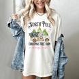 Holiday Scene Nostalgia North Pole Tree Farm Merry Christmas Women's Comfort Colors T-Shirt Ivory Holiday Scene Nostalgia North Pole Tree Farm Merry Christmas Women's Comfort Colors T-Shirt Ivory