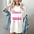 I'm A Dance Senior Mom 2026 Of Course I'm Crying Graduation Women's Comfort Colors T-Shirt Ivory