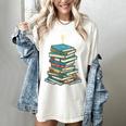 I'm Ok Books Reading Books Lover National Book Day Women's Comfort Colors T-Shirt Ivory