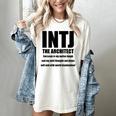 INTJ Architect Personality Introvert Sarcastic Women's Comfort Colors T-Shirt Ivory INTJ Architect Personality Introvert Sarcastic Women's Comfort Colors T-Shirt Ivory