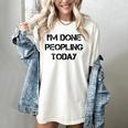Introvert Design For Introverted Men And Women Women's Comfort Colors T-Shirt Ivory Introvert Design For Introverted Men And Women Women's Comfort Colors T-Shirt Ivory
