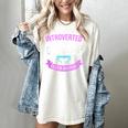 Introvert Hippie Mom Cloth Diapers Crunchy Mama Women's Comfort Colors T-Shirt Ivory
