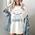 Im An Introvert Unless You Talk About Clarinets Women's Comfort Colors T-Shirt Ivory