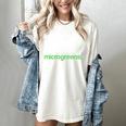 Introvert But Willing To Discuss Microgreens Urban Farming Women's Comfort Colors T-Shirt Ivory