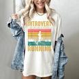 Introvert But Willing To Discuss Running Women's Comfort Colors T-Shirt Ivory Introvert But Willing To Discuss Running Women's Comfort Colors T-Shirt Ivory