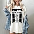 Irony Sarcasm Introvert Dry Humor Cartoon Comic Geek Nerd Women's Comfort Colors T-Shirt Ivory
