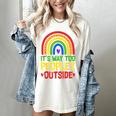 It's Way Too Peopley Outside Anti Social Introvert Women's Comfort Colors T-Shirt Ivory It's Way Too Peopley Outside Anti Social Introvert Women's Comfort Colors T-Shirt Ivory
