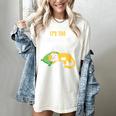 It's Too Peopley Outside Introvert And Cat Lover Women's Comfort Colors T-Shirt Ivory