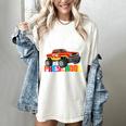 I Just Crushed Preschool Monster Truck Graduation Women's Comfort Colors T-Shirt Ivory