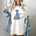 Just Graduated Cat With Graduation Cap And Diploma For Men Women Girls Kids Women's Comfort Colors T-Shirt Ivory