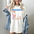 We Just Text Introvert For Quiet People Raglan Baseball Tee Women's Comfort Colors T-Shirt Ivory We Just Text Introvert For Quiet People Raglan Baseball Tee Women's Comfort Colors T-Shirt Ivory
