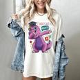 Kids Dabbing T Rex Graduation Kindergarten Class Of 2019 Women's Comfort Colors T-Shirt Ivory
