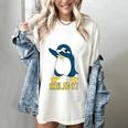 Kids Kindergarten Dabbing Penguin Nailed It Graduation Class 2021 Women's Comfort Colors T-Shirt Ivory