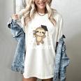 Kids Kids Preschool Nailed It Sloth Graduation Women's Comfort Colors T-Shirt Ivory