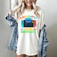 Kindergarten Level Complete Graduation Class 2025 Gamer Boys Women's Comfort Colors T-Shirt Ivory