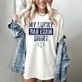 Law School Graduation Him Her Lucky Bar Exam Women's Comfort Colors T-Shirt Ivory