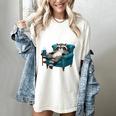 Lazy Raccoon Sarcastic Introvert Humor Japanese Animal Women's Comfort Colors T-Shirt Ivory