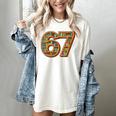 Literary 67 Bookshelf Six Seven Reading Meme Women's Comfort Colors T-Shirt Ivory