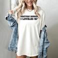 Masters Degree I Leveled Up Graduation T-Shirt Women's Comfort Colors T-Shirt Ivory