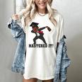Masters Graduation Mastered It Dabbing Man Tee Women's Comfort Colors T-Shirt Ivory