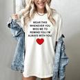 Memory Endearment Love Quote Women's Comfort Colors T-Shirt Ivory