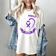 In Memory Of My Father Pancreatic Cancer Awareness Dad Women's Comfort Colors T-Shirt Ivory