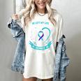 In Memory Of My Grandson Suicide Awareness Loss Of Loved One Women's Comfort Colors T-Shirt Ivory